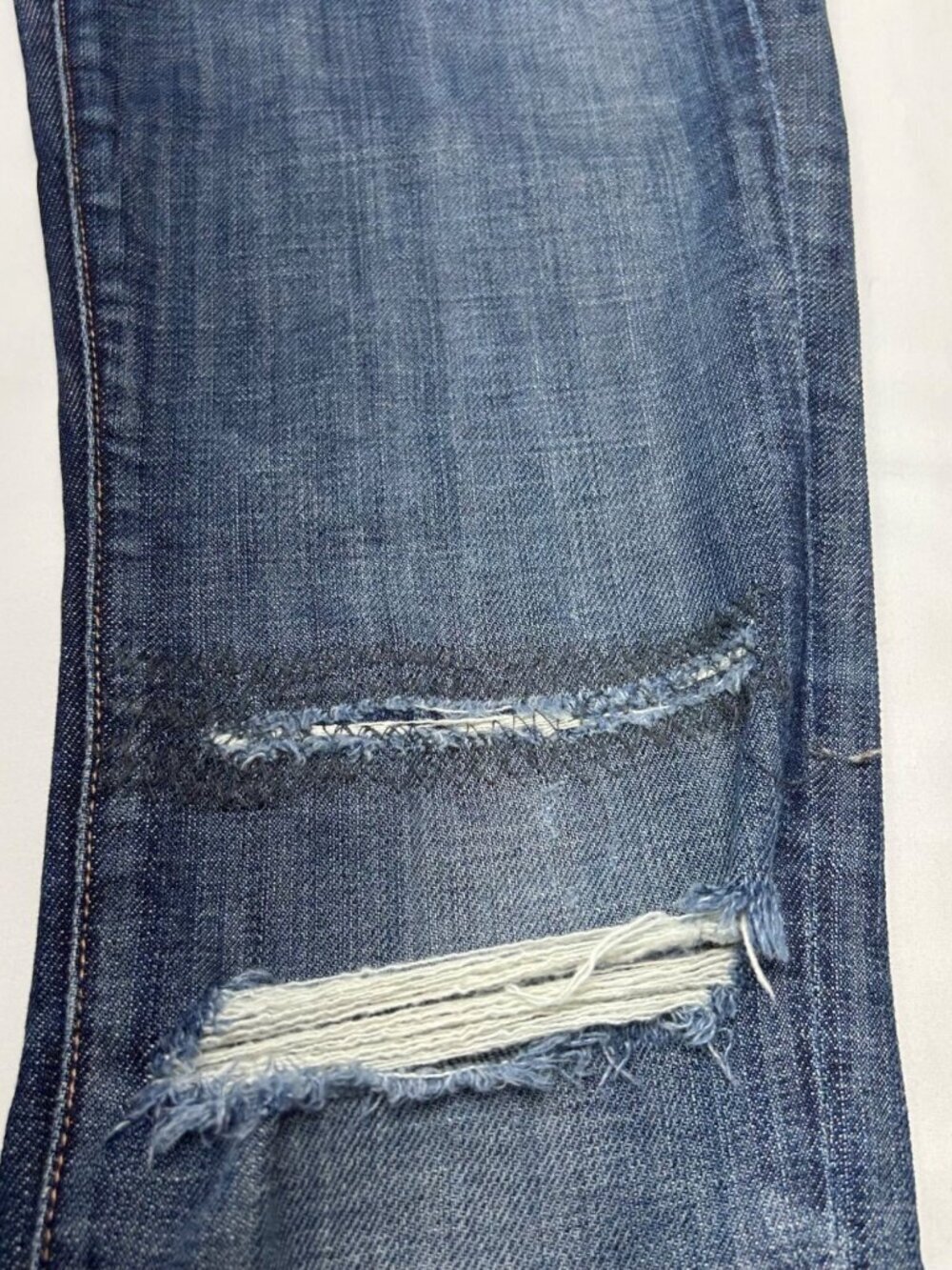 7 For All Mankind Joyce Jeans Women's 26 Blue Made in the USA - Picture 12 of 14